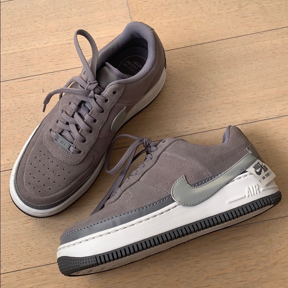 Grey Nike sneakers